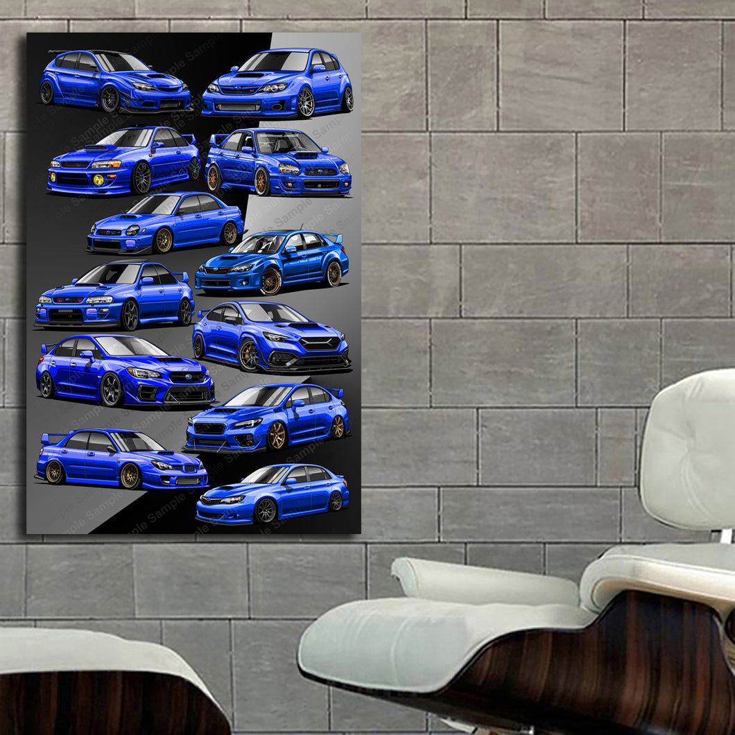 #236 Subaru WRX Impreza STI Meaneye Bugeye Blobeye Hawkeye Stinkeye Raptoreye Narrow Body