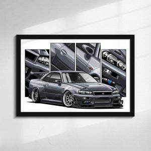 Nissan Skyline R34 #019 - #027