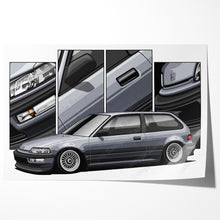 Load image into Gallery viewer, Honda Civic 4th Gen Hatchback Pre-face #481 - #489
