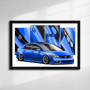 Honda Civic 8th Gen Sedan Facelift #130 - #138
