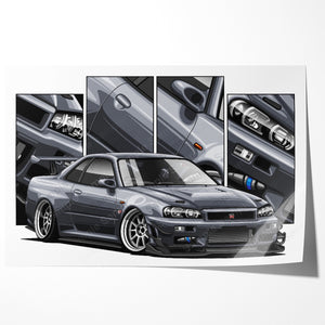 Nissan Skyline R34 #019 - #027