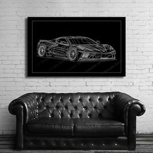 #014 Chevy Corvette C8 2020 2021 2022 2023 2024