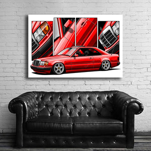 #076 Mercedes 300 AMG 190e W201 W124 Coupe