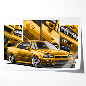 Nissan Skyline R34 #019 - #027