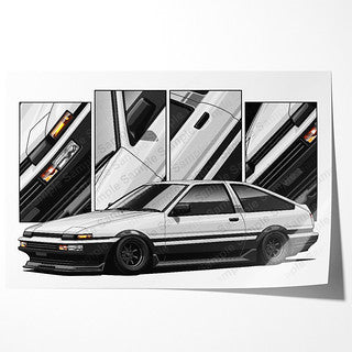 Toyota Corolla AE86 LEVIN Trueno Liftback #299- #307