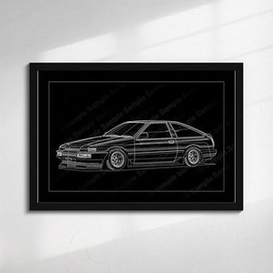 Toyota Corolla AE86 LEVIN Trueno Liftback #299- #307