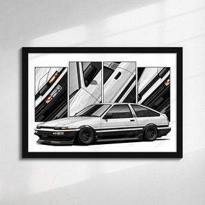 Toyota Corolla AE86 LEVIN Trueno Liftback #299- #307