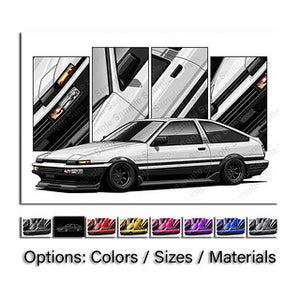 Toyota Corolla AE86 LEVIN Trueno Liftback #299- #307