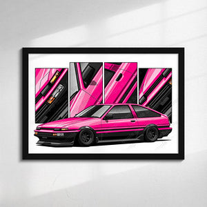 Toyota Corolla AE86 LEVIN Trueno Liftback #299- #307