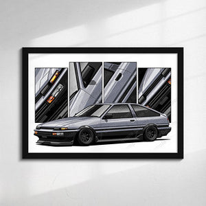 Toyota Corolla AE86 LEVIN Trueno Liftback #299- #307