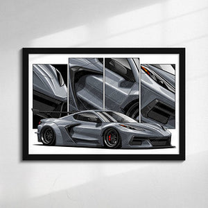 Chevrolet Corvette C8 Widebody Liberty Walk #028- #036