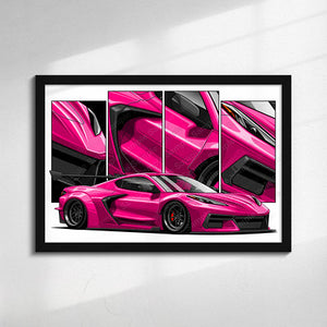 Chevrolet Corvette C8 Widebody Liberty Walk #028- #036
