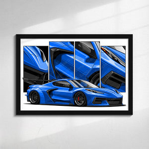 Chevrolet Corvette C8 Widebody Liberty Walk #028- #036
