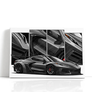 Chevrolet Corvette C8 Widebody Liberty Walk #028- #036
