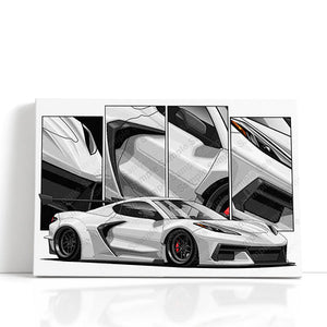 Chevrolet Corvette C8 Widebody Liberty Walk #028- #036