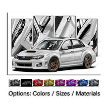 Load image into Gallery viewer, Subaru WRX Impreza 2011-2014 STI Stink Eye Sedan #010 - #018

