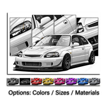 Load image into Gallery viewer, Honda Civic 06th Gen Hatchback 1999 - 2000 Type R #625-633
