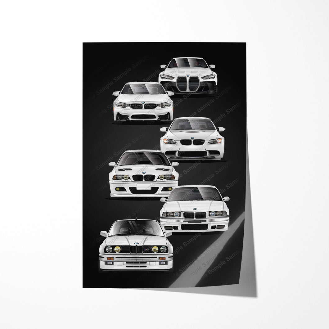 BMW 3 Series M3 E30 E36 E46 E90 E92 E93 F80 F82 G80 G82 #686