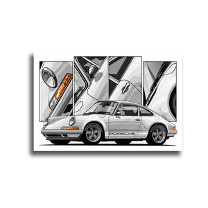 #086 Porsche 911 964