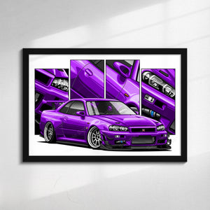 Nissan Skyline R34 #019 - #027