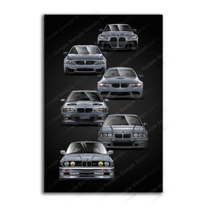 BMW 3 Series M3 E30 E36 E46 E90 E92 E93 F80 F82 G80 G82 #704