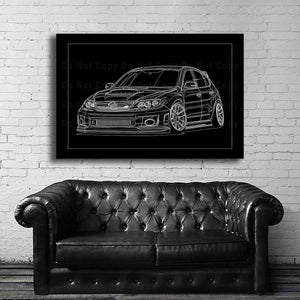 #139 SUBARU Impreza WRX STI 3rd Gen Wagon