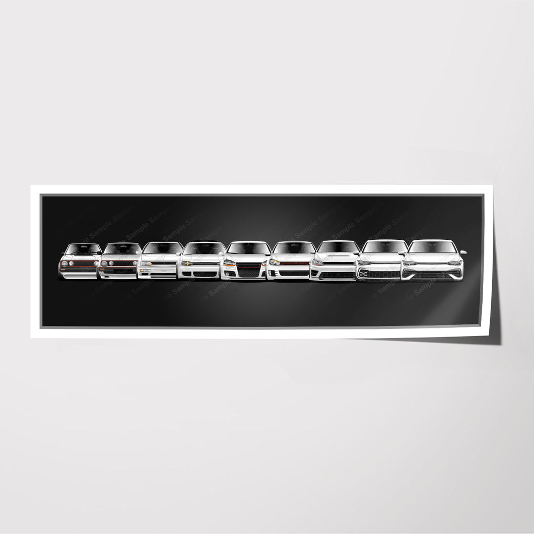 Volkswagen Golf MK1 MK2 MK3 MK4 MK5 MK6 MK7 MK8 MK8.5