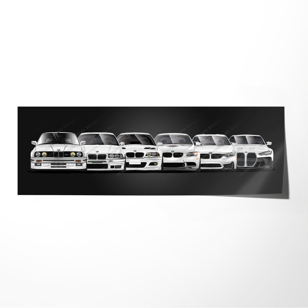 BMW 3 Series M3 E30 E36 E46 E90 E92 E93 F80 F82 G80 G82 #807
