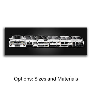 BMW 3 Series M3 E30 E36 E46 E90 E92 E93 F80 F82 G80 G82 #807