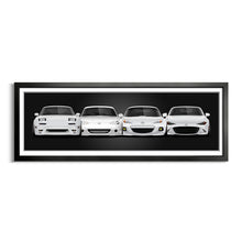 Load image into Gallery viewer, Mazda Miata Generations NA NB NC1 NC2 ND #809
