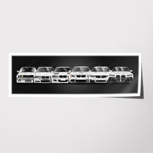 Load image into Gallery viewer, BMW 3 Series M3 Generations Bimmer E30 E36 E46 E90 E92 E93 F80 F82 F83 G80 G82 #818
