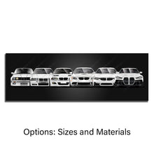 Load image into Gallery viewer, BMW 3 Series M3 Generations Bimmer E30 E36 E46 E90 E92 E93 F80 F82 F83 G80 G82 #818
