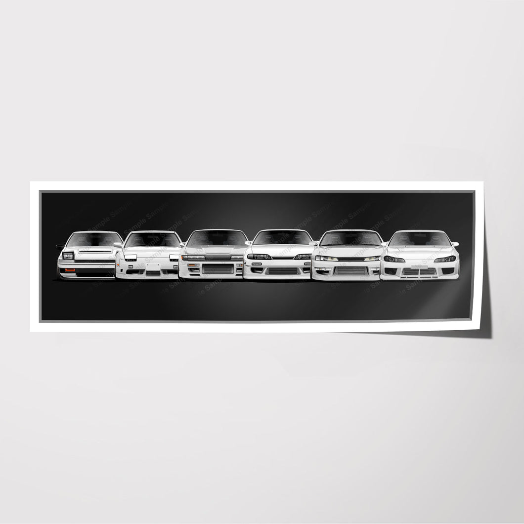 Nissan Silvia Generations S12 S13 S14 S15 240sx 180sx Zenki Kouki #818