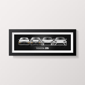 #840 Toyota GT86 GR86 AE86 Trueno Corolla Generations