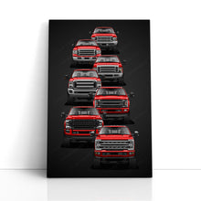 Load image into Gallery viewer, Ford F250 F350 Super Duty Generations #843-#850
