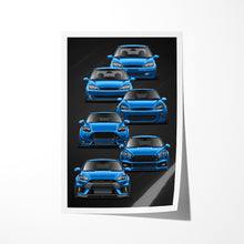 Load image into Gallery viewer, Ford Focus Generations RS ST #851-#858
