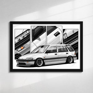 Honda Civic 4th Gen Wagon #472 - #480