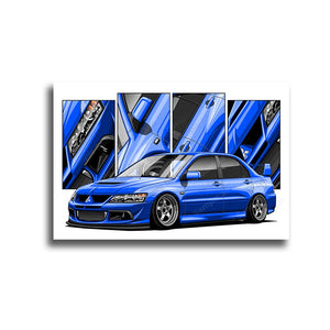 #085 Mitsubishi EVO 8 EVO VIII