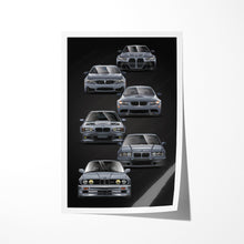 Load image into Gallery viewer, BMW 3 4 Series M3 M4 Generations E30 E36 E46 E90 E92 E93 F80 F82 G80 G82 #937
