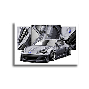 #199 Subaru BRZ 1st Gen Widebody