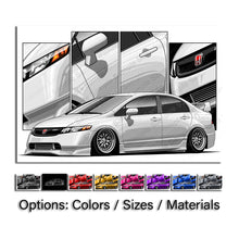Load image into Gallery viewer, Honda Civic 08th Gen Sedan 2006 - 2008 SI #517 - #525
