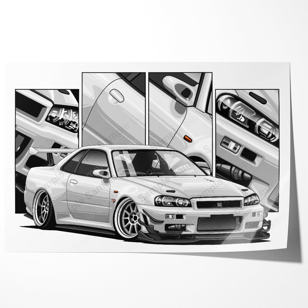 Nissan Skyline R34 #019 - #027
