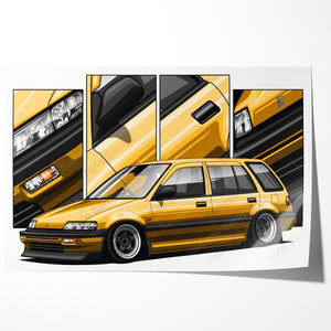 Honda Civic 4th Gen Wagon #472 - #480