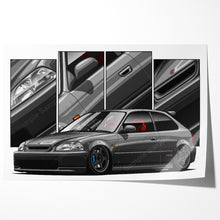 Load image into Gallery viewer, Honda Civic 6th Gen Hatchback Preface #454 - #462

