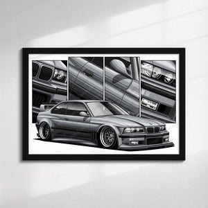 BMW M3 E36 Coupe Widebody #091- #099