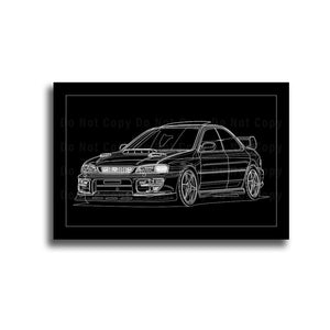 #121 SUBARU Impreza WRX 1st Gen Sedan