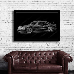#075 Mercedes 300 AMG 190e W201 W124 Coupe