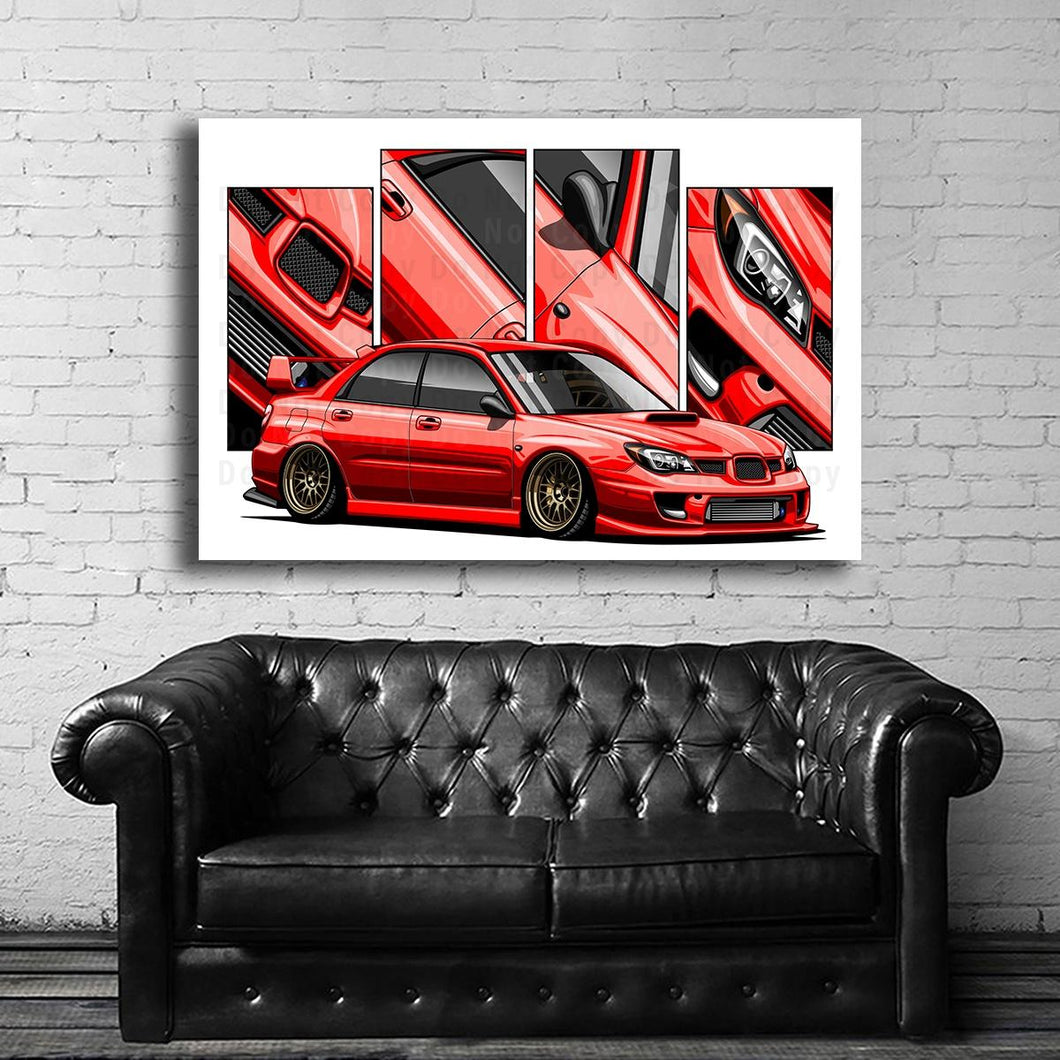 #104 Subaru Impreza WRX STI 2nd Gen Hawk Eye Sedan