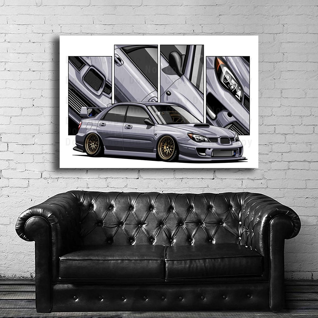 #109 Subaru Impreza WRX STI 2nd Gen Hawk Eye Sedan