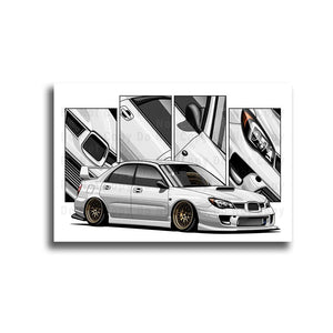 #101 Subaru Impreza WRX STI 2nd Gen Hawk Eye Sedan